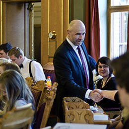 Presidenten ønsker velkommen til UST 2012.