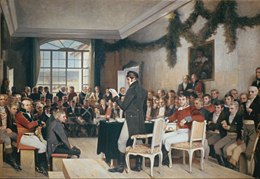 Oscar A. Wergelands maleri «Eidsvold 1814». © Stortingsarkivet/Foto: Teigens fotoatelier as.