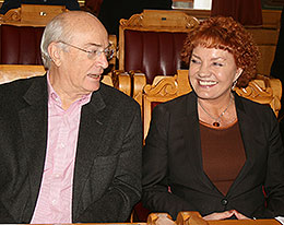 Gudleiv Forr og Marit Nybakk heldt innlegg på seminaret.