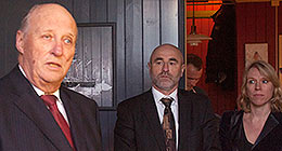 H.M. Kong Harald V, stortingspresident Dag Terje Andersen og arbeidsminister Anniken Huitfeldt. Foto: Jan-Morten Bjørbakk, Scanpix.