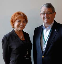 Marit Nybakk og Per-Kristian Foss.