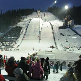 Lysgårdsbakkene Hoppanlegg. Foto: Esben Haakenstad.