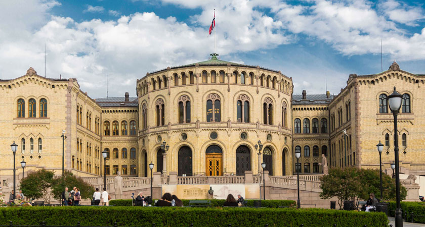 The Storting is the Norwegian Parliament. Photo: Stortinget
