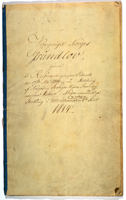 Forsiden til 4. november-grunnloven