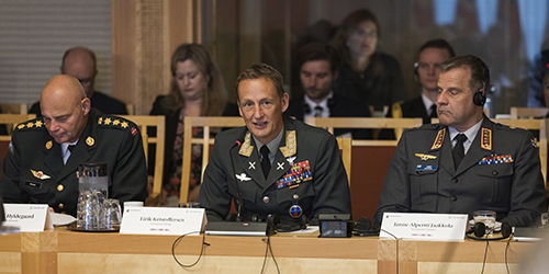 Nordiske parlamentarikarar og forsvarsleiarar samla på Stortinget