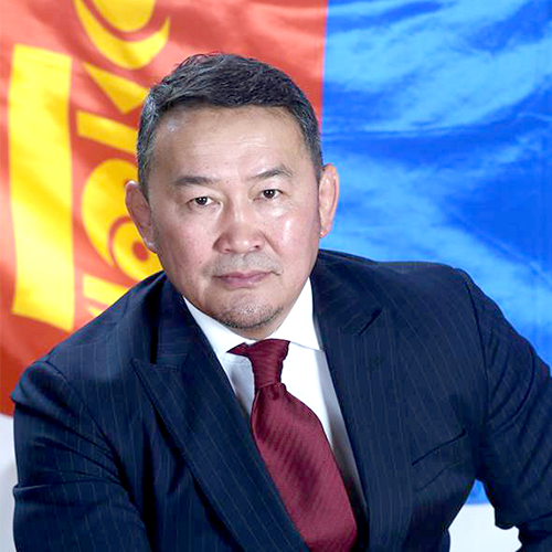 Mongolias president Khaltmaagiin Battulga. Foto: Mongolias konsulat.