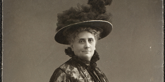 Gina Krog. Foto: Nasjonalbiblioteket