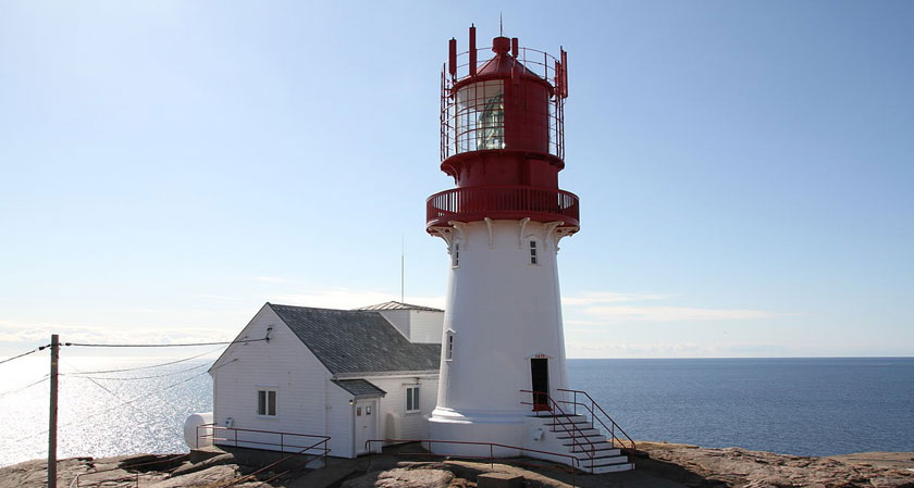 Lindesnes fyr. Foto: Bjoertvedt/Wikimedia Commons.