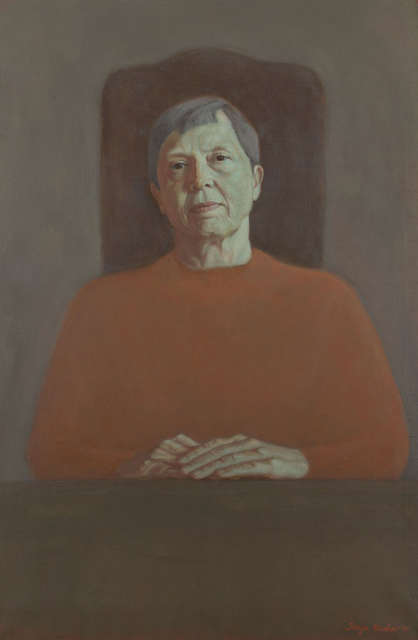 Torild Skard (1936-) Sosialistisk Venstreparti. Stortingsrepresentant 1973-1977. Første kvinnelige lagtingspresident 1973-1977. Kunstner: Sonja Krohn.