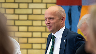 Finansminister Trygve Slagsvold Vedum. Foto: Stortinget.