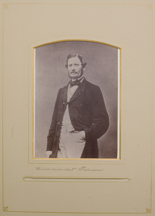 Hans Koefoed Paludan, Norges første stenograf og formann for referentene fra 1857 til 1860. Foto: Stortingsarkivet.