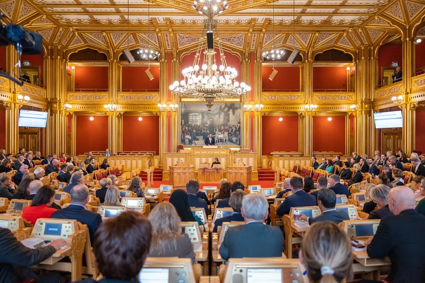 Grunnlovsforslagene som blir behandlet torsdag ble lagt frem i ett av de tre første årene i forrige stortingsperiode. Deretter har de blitt behandlet i kontroll- og konstitusjonskomiteen. Foto: Stortinget