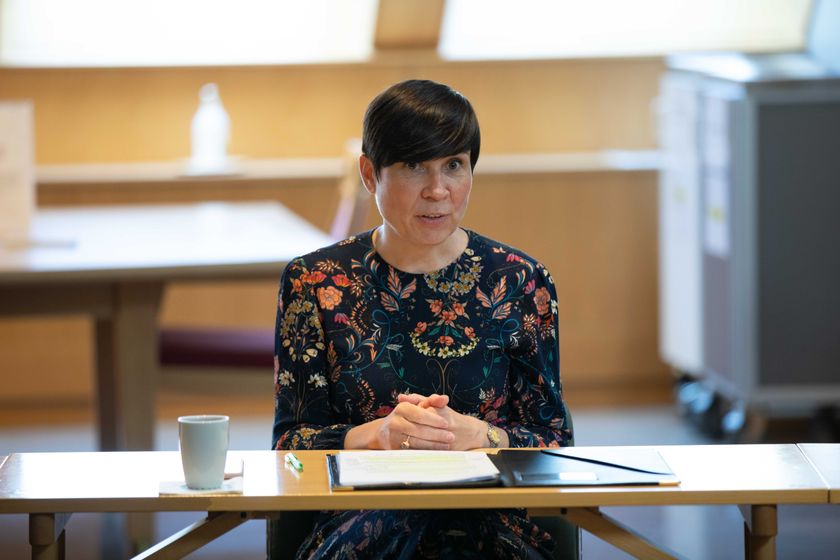 Leder i utenriks- og forsvarskomiteen, Ine Eriksen Søreide (H). Foto: Stortinget