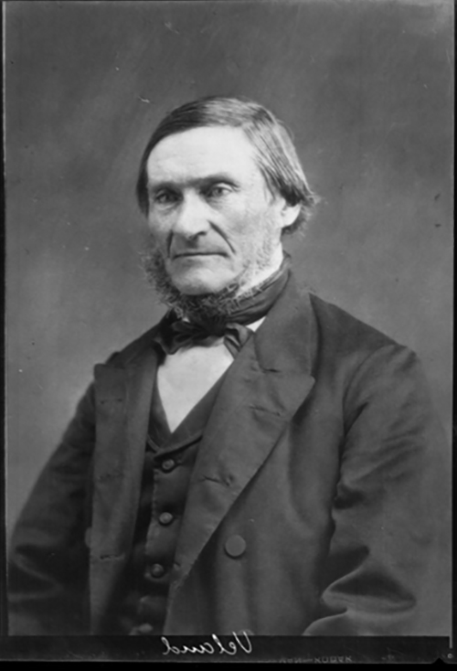 Ole Gabriel Ueland (1799–1870), kanskje den aller viktigste pådriveren for fullstendige stortingsreferater. Foto: Stortingsarkivet.
