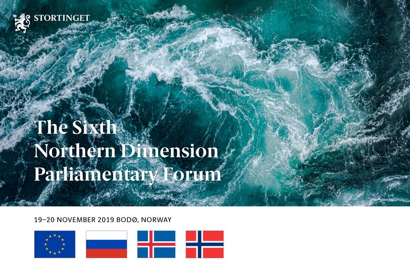 Parlamentarikere fra Norge, EU, Island og Russland samles i Bodø 19.-20. november til Den nordlige dimensjonens parlamentarikerforum.