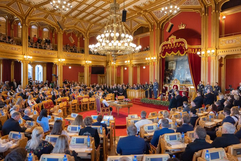 Stortingets åpning 3. oktober 2022. Foto: Stortinget