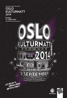 Plakat kulturnatt 2014