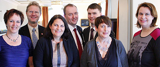 Arktisk delegasjon mottar besøk fra den finske Riksdags arktiske delegasjon.
