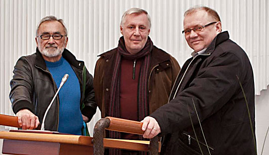 Josef Motzfeldt, Henrik Dam Christensen, Bendiks H. Arnesen