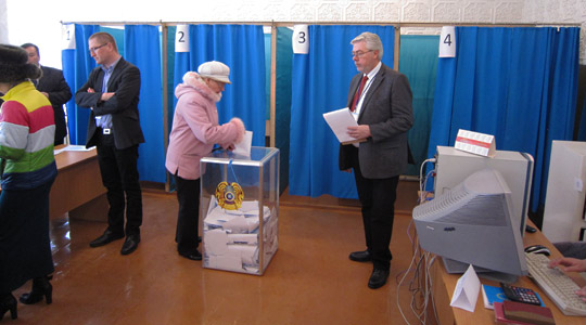 Valgurnen skal være sentralt plassert i valglokalet.