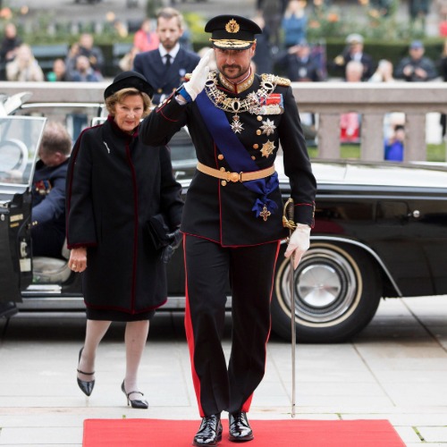 Daværende kronprins Haakon under høytidelig åpning av det 165. storting 2. oktober 2020.