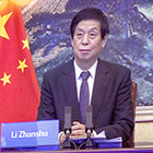 Formannen for Kinas folkekongress, Li Zhanshu. Foto: Stortinget.