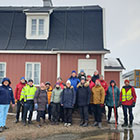 Utdannings- og forskningskomiteen på Svalbard. Her på besøk hos Longyearbyen Lokalstyre. Foto: Stortinget