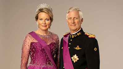 Hans Majestet Kong Philippe og Hennes Majestet Dronning Mathilde. Foto: Belgias kongehus / The Belgian Royal Court.