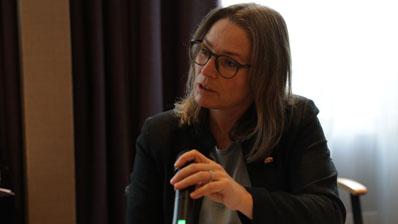 Trine Lise Sundnes (A) leder Stortingets parlamentarikerdelegasjon til EFTA og EØS. Foto: Stortinget