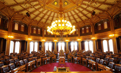 The Plenary Hall. Photo: Storting