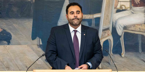 Stortingspresident Masud Gharahkhani. Foto: Stortinget.