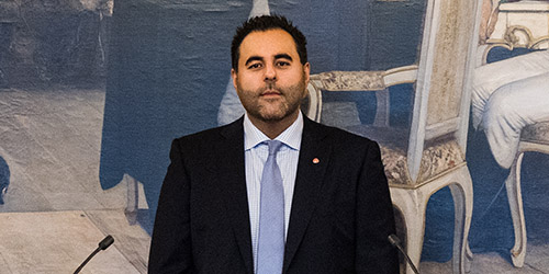 Stortingspresident Masud Gharahkhani. Foto: Stortinget