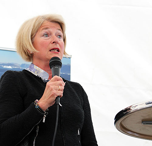 Rektor ved Norges Arktiske Universitet UiT, Anne Husebekk. Foto: Bård Borch Michalsen, Nordområdesenteret.