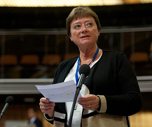 Lise Christoffersen (A). Foto: Europarådet.