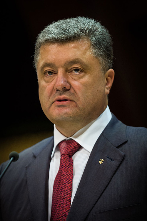 Ukrainas president Petro Porosjenko. © Claude Truong-Ngoc/Wikimedia Commons.