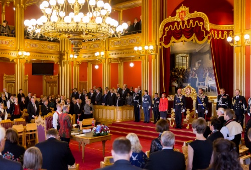 Stortingets høytidelige åpning 2. oktober 2015