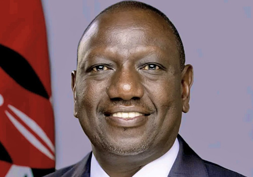 The President of Kenya, His Excellency William Samoei Ruto.