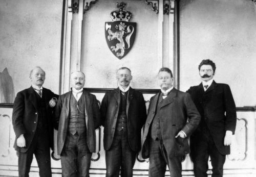 Stortingets kontor anno 1913.