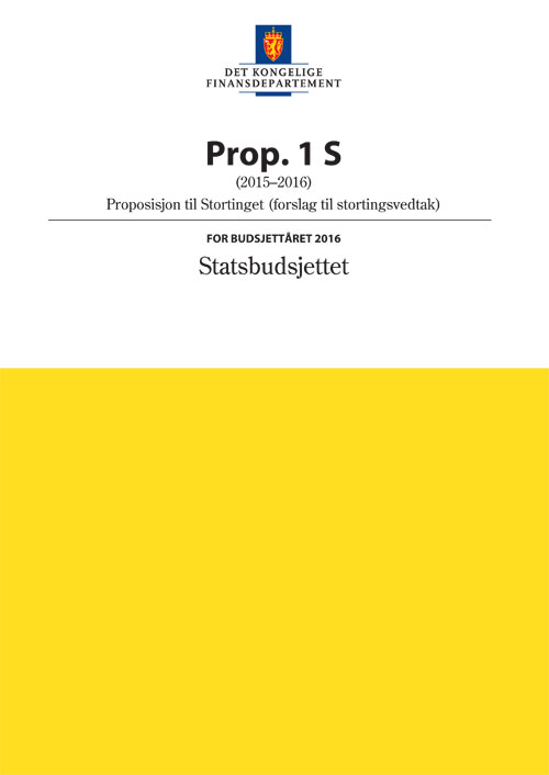 Forside, statsbudsjettet 2016