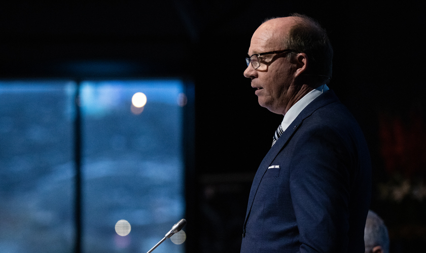 Ketil Kjenseth, leder av Nordisk råds utvalg for et bærekraftig Norden. Foto: Stortinget