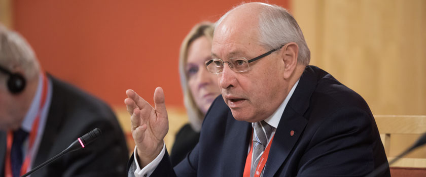 Martin Kolberg leder Stortingets delegasjon til Nordisk råd. Foto: Stortinget.