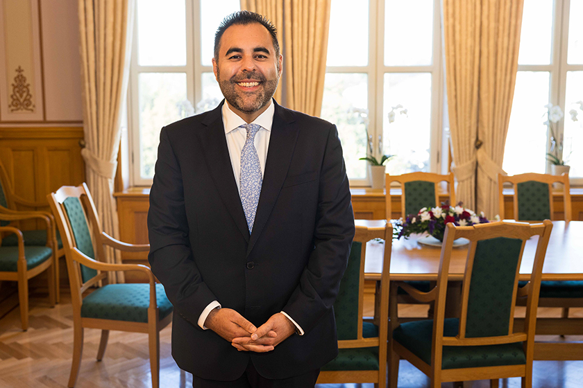Stortingspresident Masud Gharahkhani