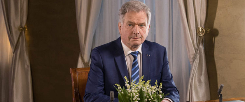 Finlands president Sauli Niinistö. Foto: Matti Porre. 