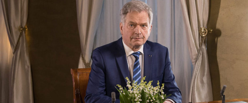 Finlands president Sauli Niinistö. Foto: Matti Porre.