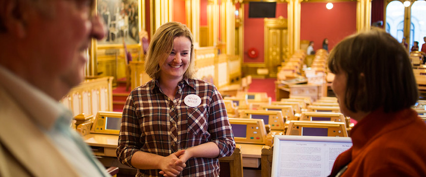 16. september 2016 åpnet Stortinget dørene og holdt åpent hus i forbindelse med Oslo kulturnatt. Foto: Stortinget.