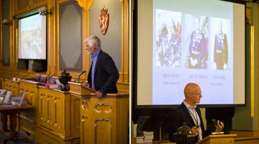 Miniforedrag ved Peter Butenschøn og Eivind Torkjelsson.