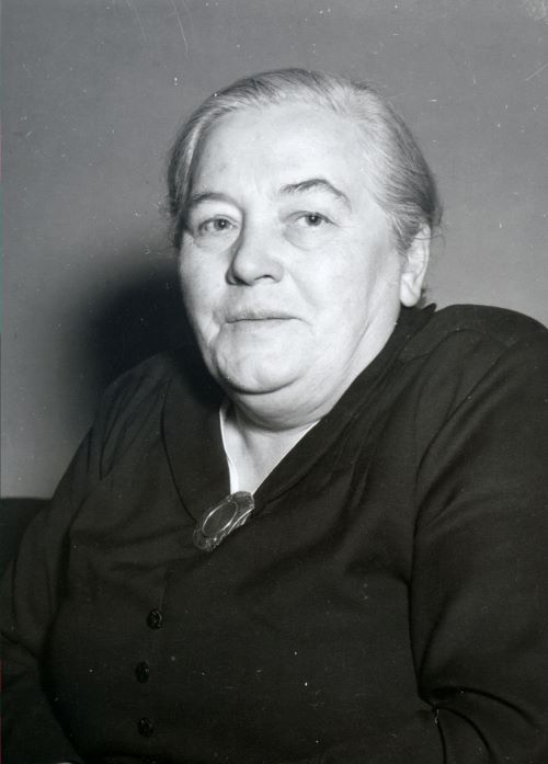 Johanne Samueline Pedersen ble innvalgt for Arbeiderpartiet fra Hedmark i 1945. Foto: Stortinget.