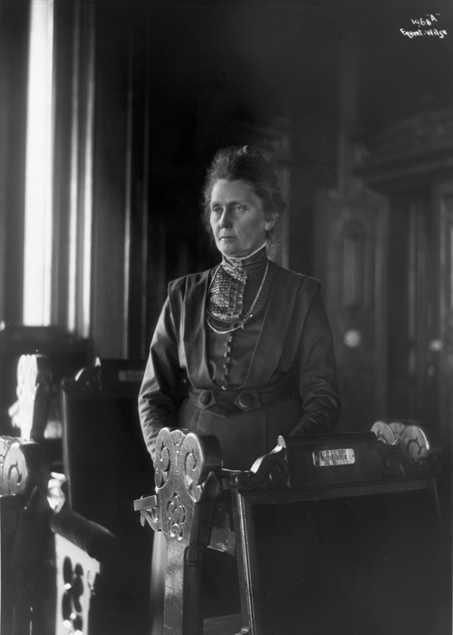 Anna Rogstad i stortingssalen.