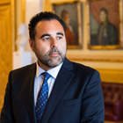 Nordisk råds president Jorodd Asphjell og stortingspresident Masud Gharahkhani på Nordens dag 23. mars. Foto: Stortinget